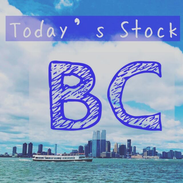 Today’s Stock 🌈
I bought $BC today since it pulled back to weekly 50MA. 

Brunswick Corporation is boat company that produces and sells boats itself, pats including engine. 

Their Q3 earning was great, excellent balance sheet, and they pay dividend.

After COVID, there should be more orders of boats, so I’m looking  forward their future.
#bc #stockmarket #investment #syocktoctobuy #swingtrade